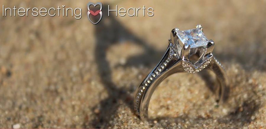 Intersecting Hearts Ring