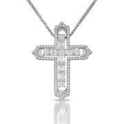 diamond cross pendant